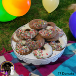 Doggy Donuts, Dog Donuts that are healthy not just for fun. Gluten & Grain Free. No added sugar, coconut sprinkles NOT 100 & 100s