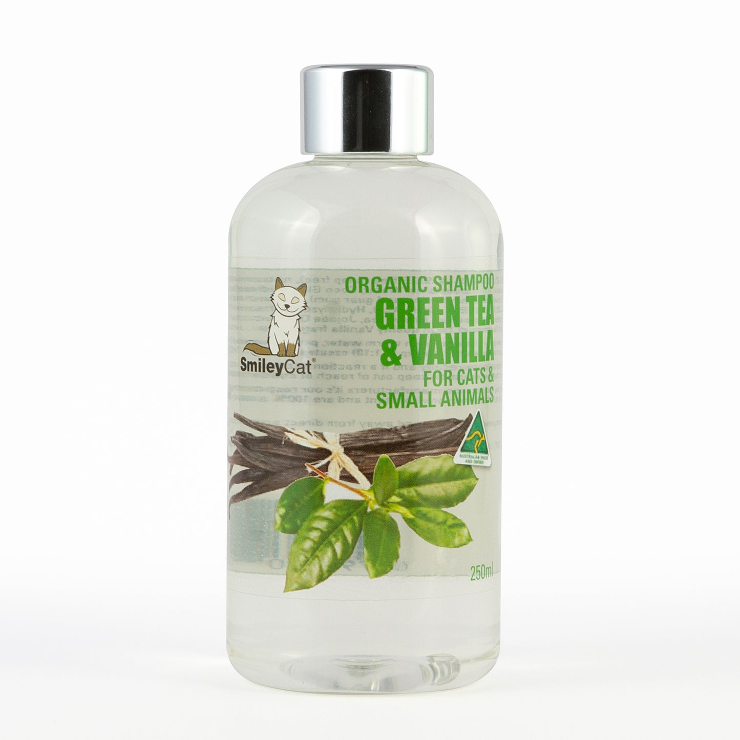 Smiley Dog - Gentle cat shampoo, pH balanced, formulated for sensitive skin and fur, leaves coat soft and shiny, reduces odour and irritation, suitable for regular grooming.