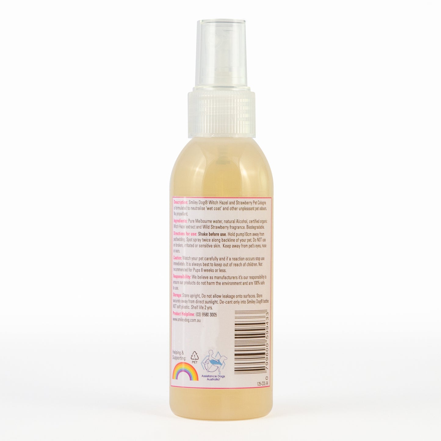 Organic Witch Hazel Cologne 125ml
