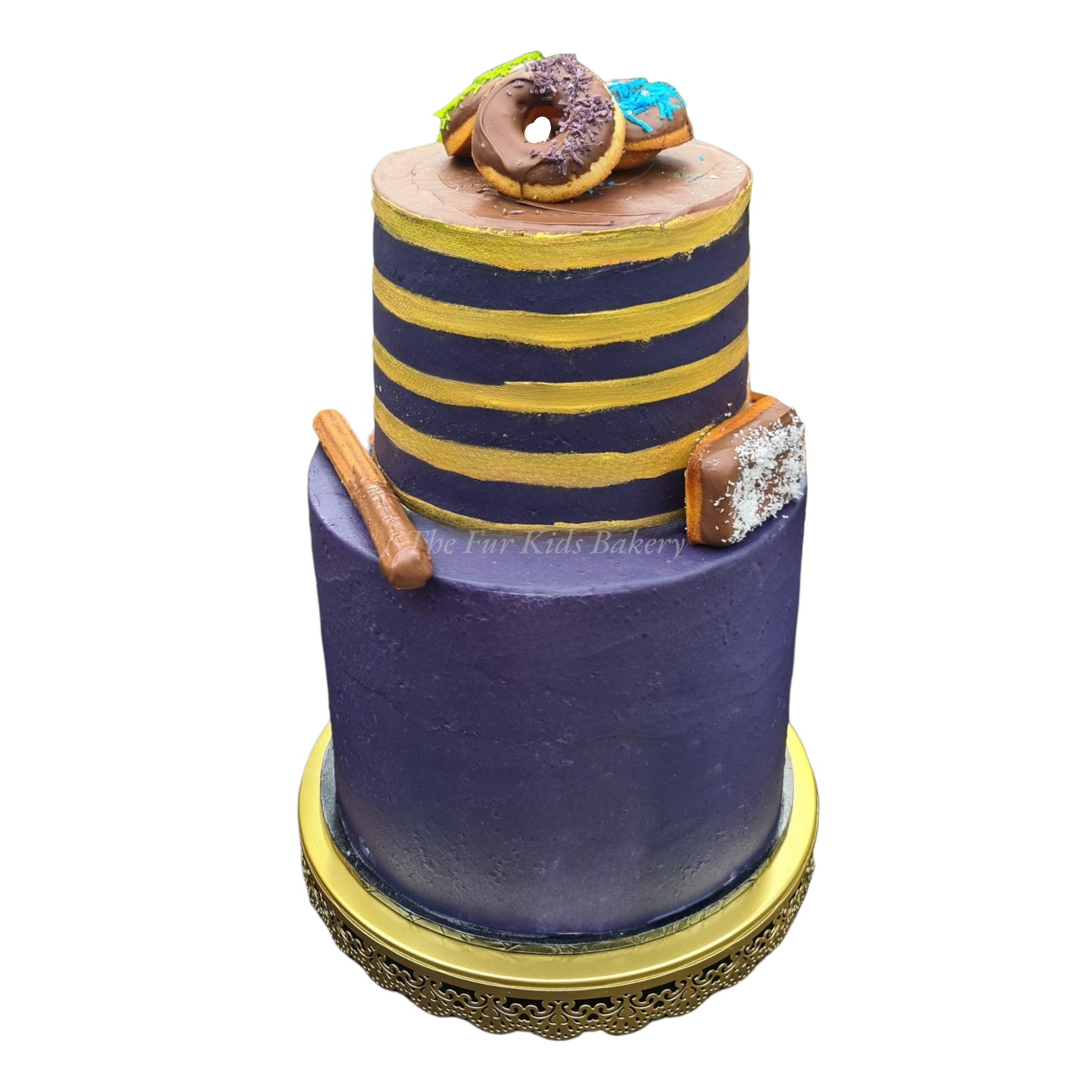2 tier Rainbow 8" 10"
