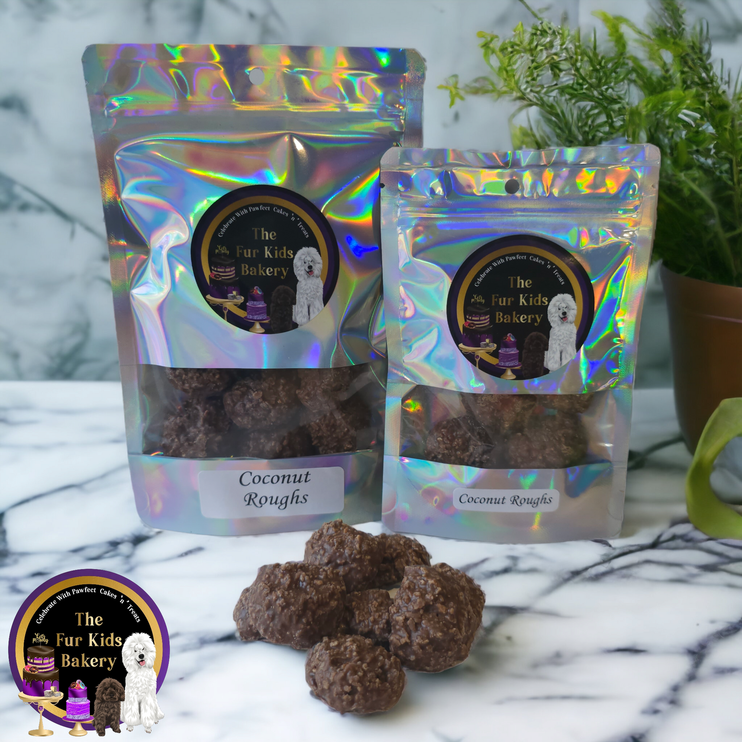Coconut Roughs (Carob - No added sugar)