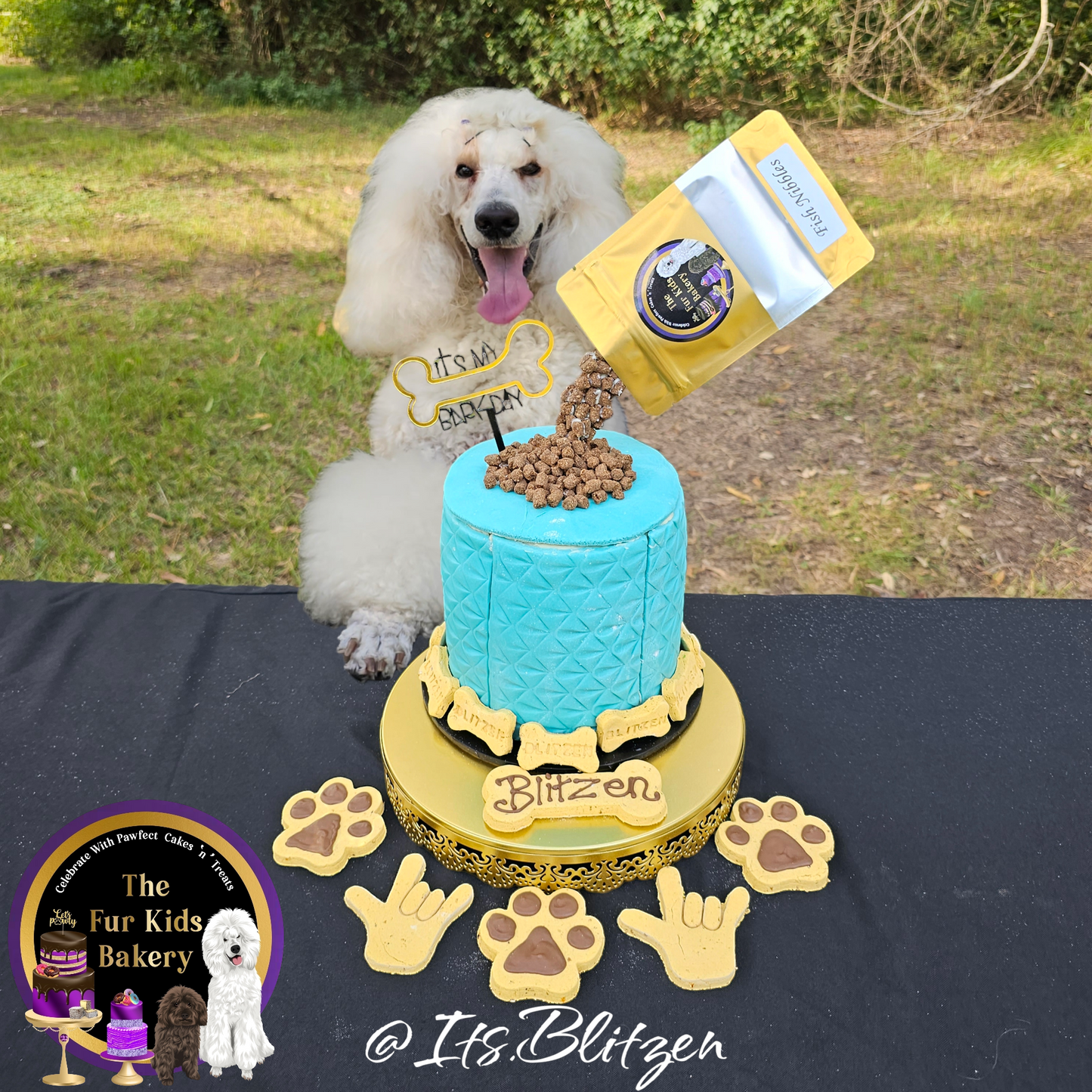 Pouring Treats Cake