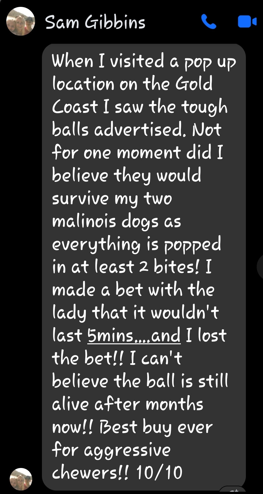 Tough Balls ( Durable, Bite Resistant )