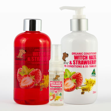 Organic Witch Hazel & Strawberry TRIO